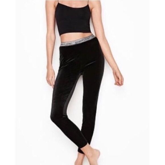 👠Victoria Secret Velvet Leggings  Size Small - Picture 1 of 4